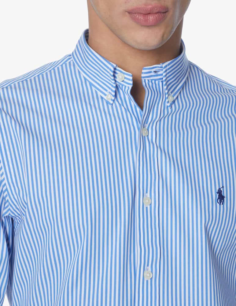 rinascente Polo Ralph Lauren Slim popeline striped shirt 