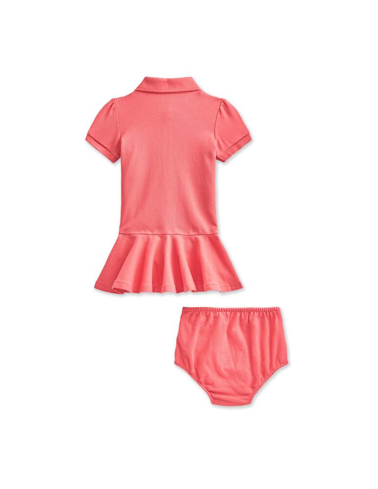 rinascente Polo Ralph Lauren Knit short sleeve dress - red