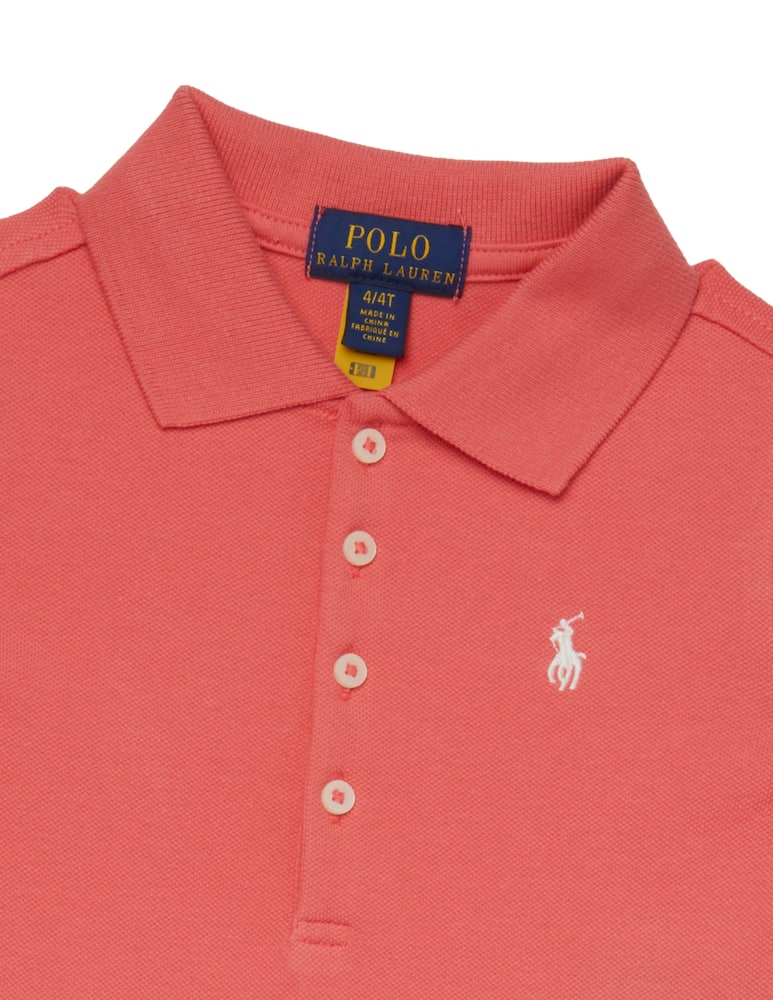 rinascente Polo Ralph Lauren Vestitino manica corta polo knit in cotone - rosso