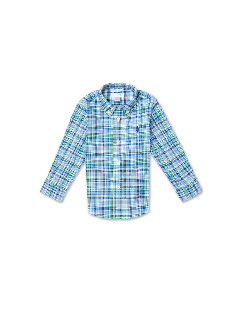 Polo Ralph Lauren Cotton sport long sleeve shirt - blue - picture 1