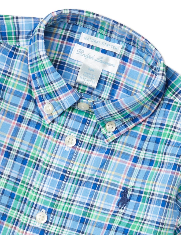 Polo Ralph Lauren Cotton sport long sleeve shirt - blue - picture 2