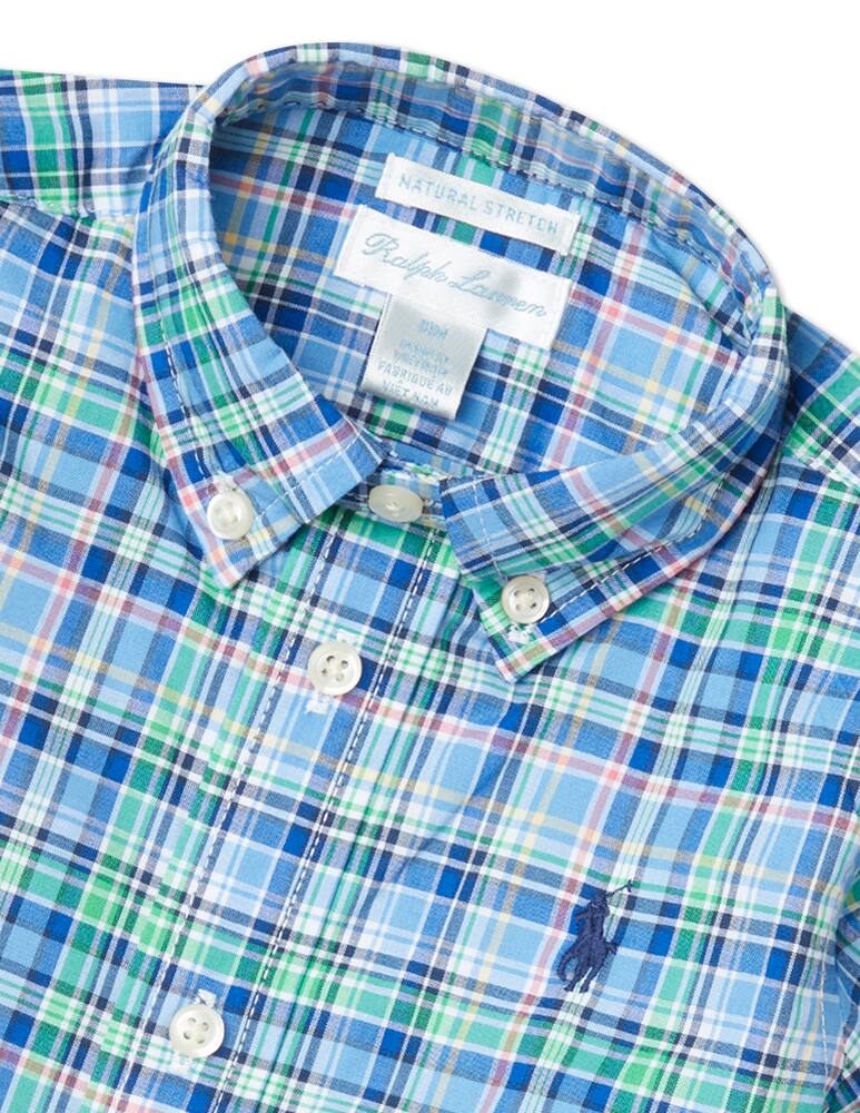 rinascente Polo Ralph Lauren Cotton sport long sleeve shirt - blue