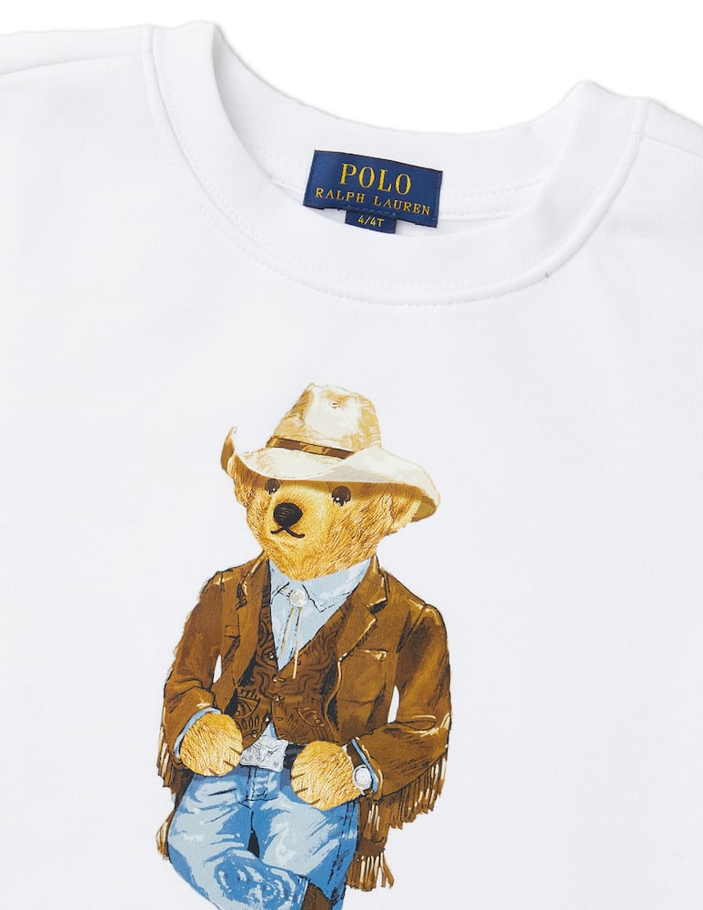 rinascente Polo Ralph Lauren Felpa girocollo in cotone - bianco