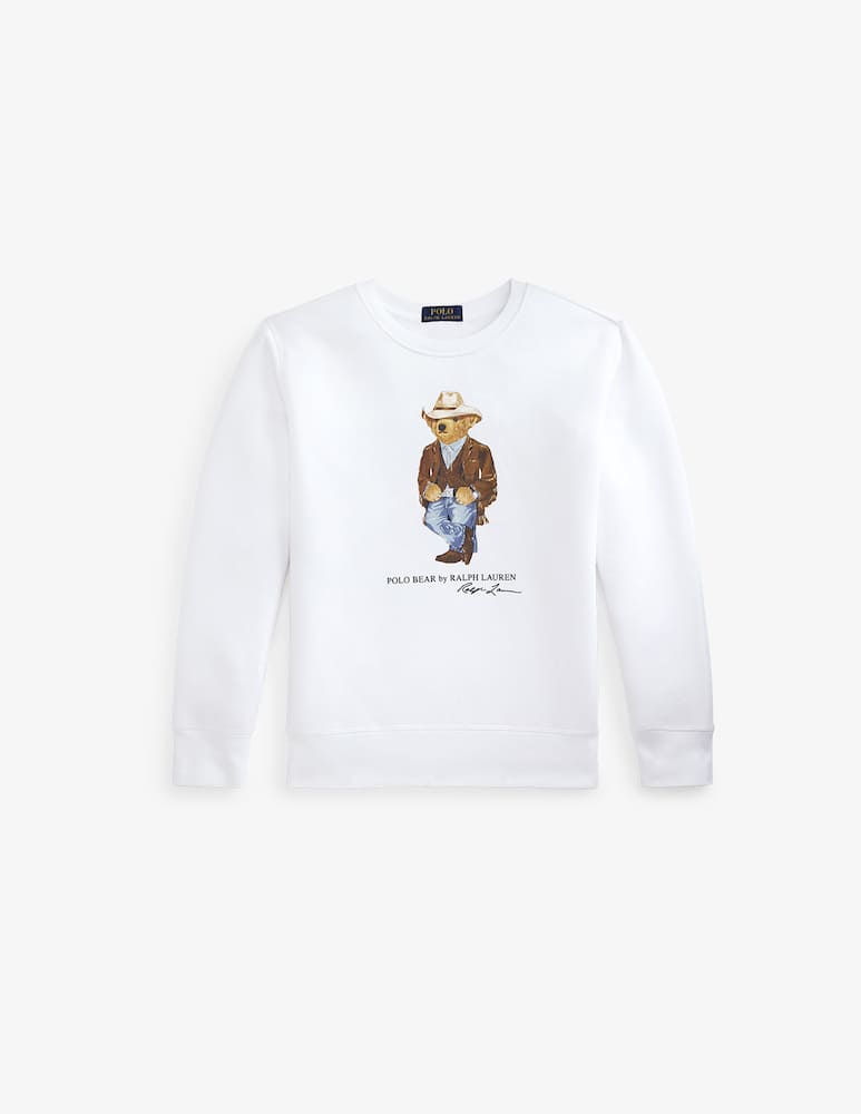 rinascente Polo Ralph Lauren Cotton crewneck sweatshirt - white