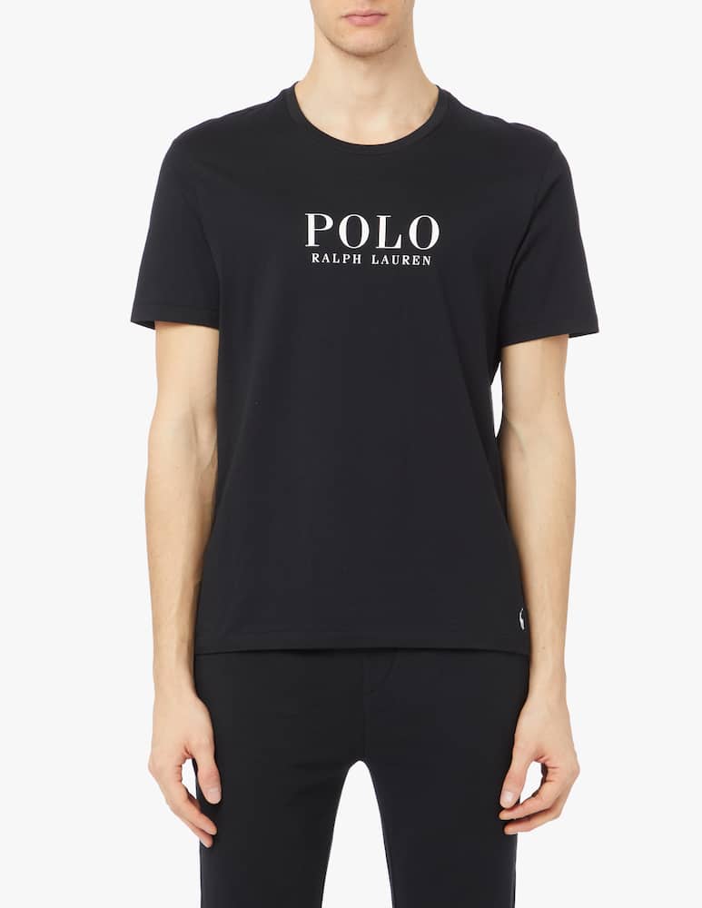 rinascente Polo Ralph Lauren S/s crew sleep top - black