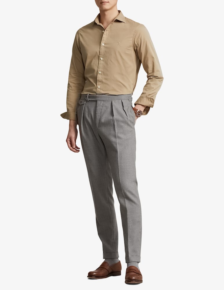 rinascente Polo Ralph Lauren Camicia slim est in cotone twill - Beige