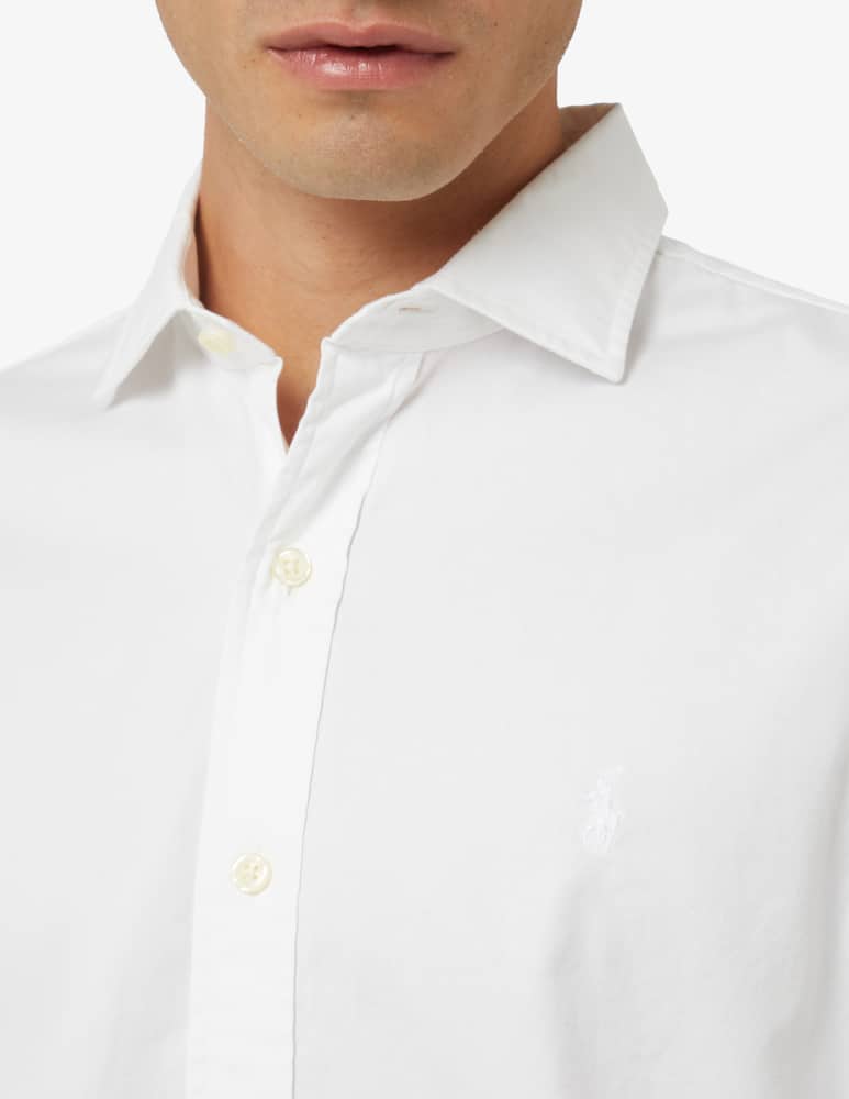 rinascente Polo Ralph Lauren Camicia cust est in cotone twill - Bianco