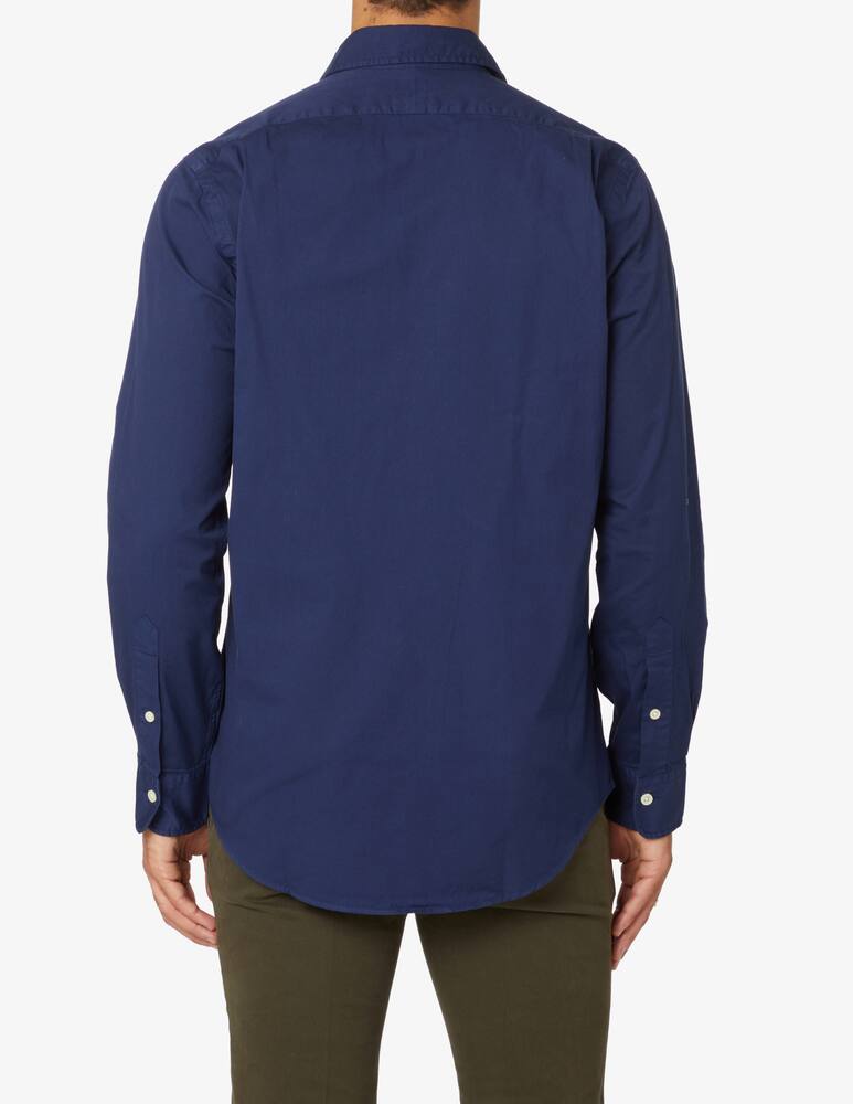 Polo Ralph Lauren Cust est in twill cotton shirt - Blue - picture 3 Polo Ralph Lauren Cust est in twill cotton shirt - Blue - picture 3