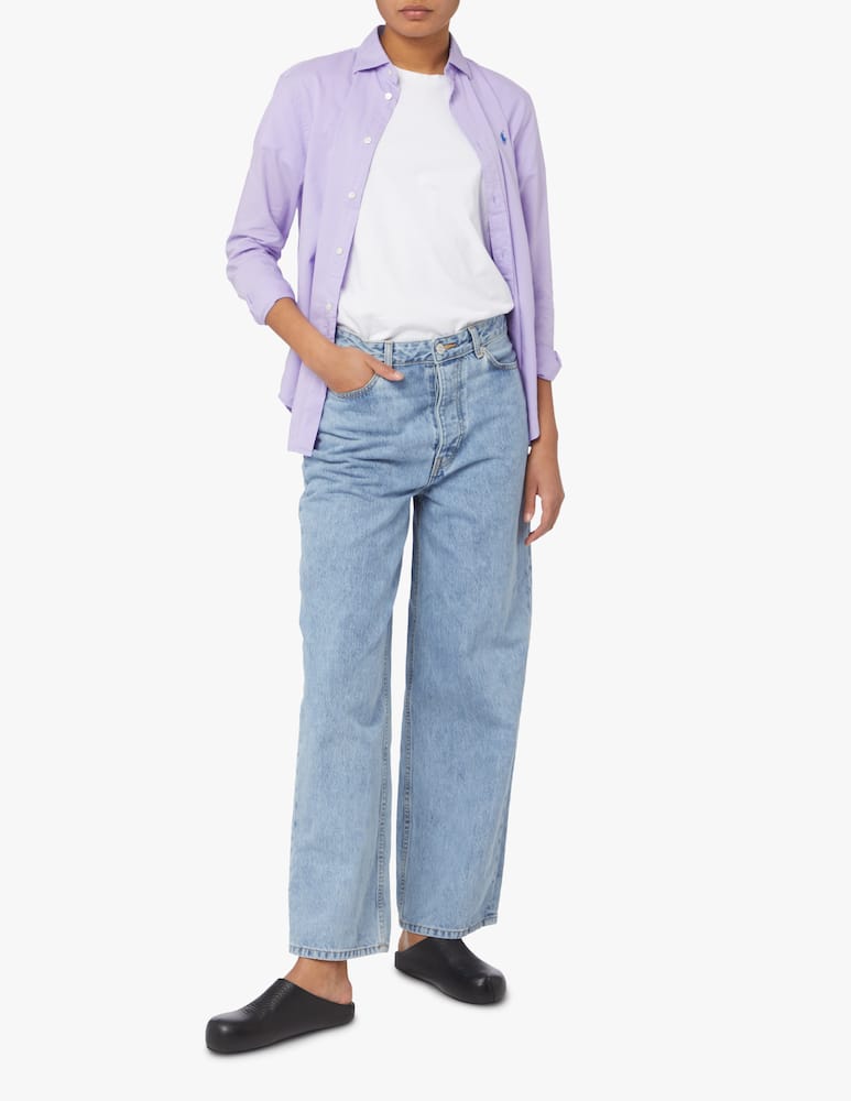 rinascente Polo Ralph Lauren Camicia in cotone relaxed-fit - viola