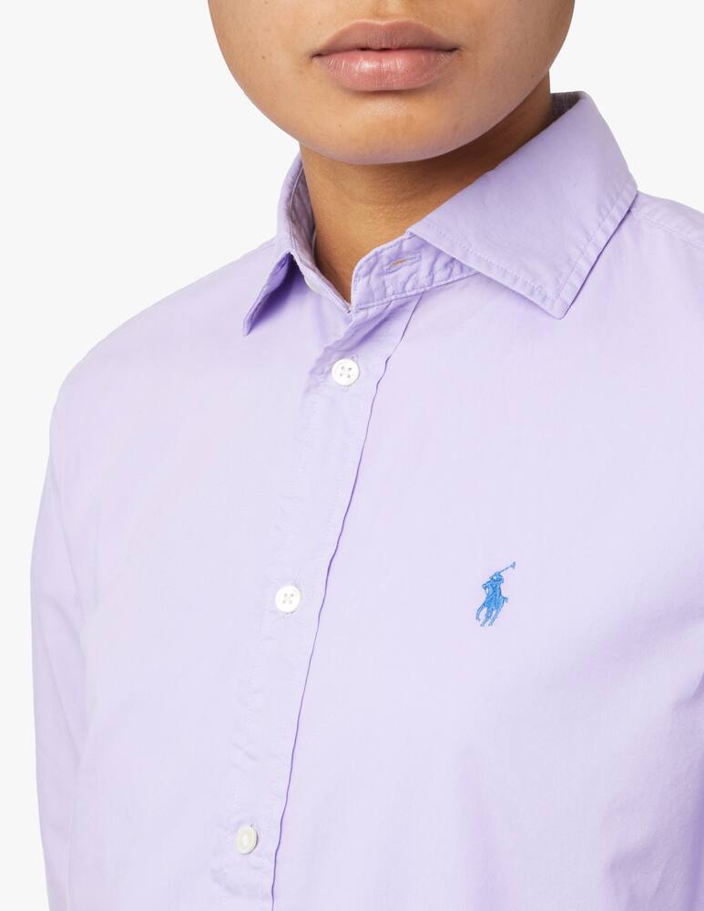 rinascente Polo Ralph Lauren Camicia in cotone relaxed-fit - viola