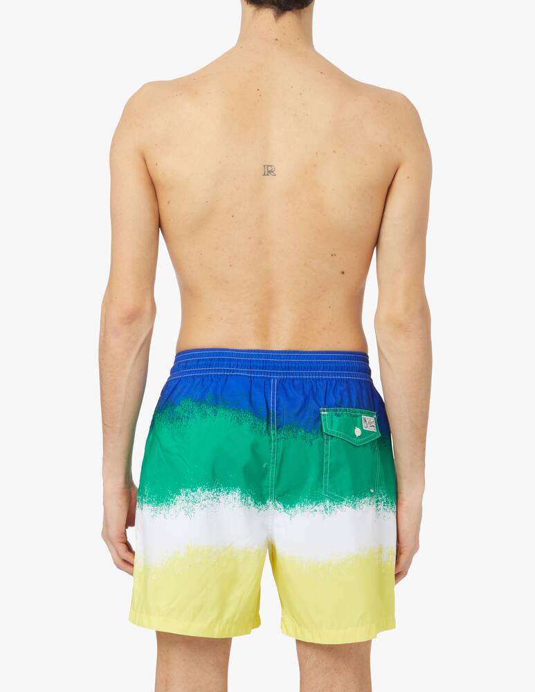 rinascente Polo Ralph Lauren Striped coloroblock traveler swimshort - multi