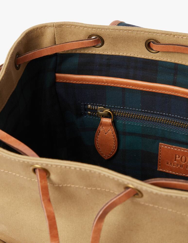 rinascente Polo Ralph Lauren Canvas heritage zaino - olive