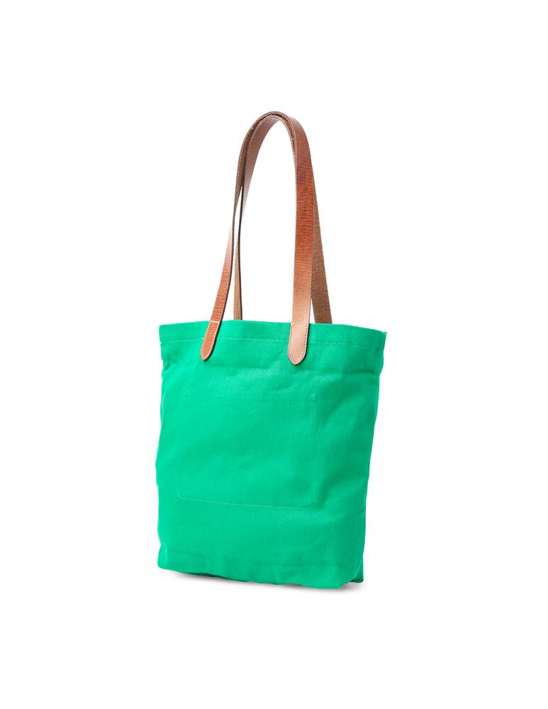 Polo Ralph Lauren Borsa tote in canvas bear - verde - immagine 3 Polo Ralph Lauren Borsa tote in canvas bear - verde - immagine 3
