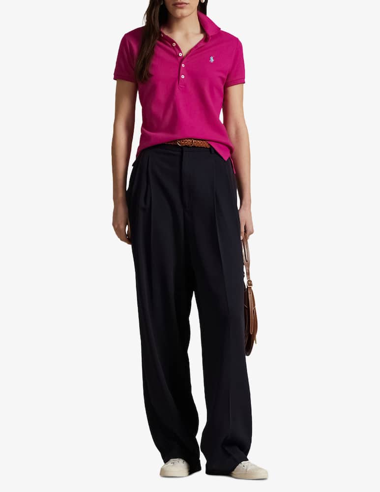 Polo Ralph Lauren Julie slim-fit short sleeve-polo shirt - pink - picture 2 Polo Ralph Lauren Julie slim-fit short sleeve-polo shirt - pink - picture 2