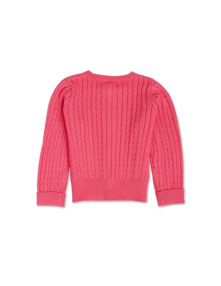 rinascente Polo Ralph Lauren Maglione girocollo in cotone mini cable - rosa