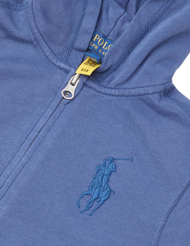 rinascente Polo Ralph Lauren Felpa con cappuccio full zip - azzurro