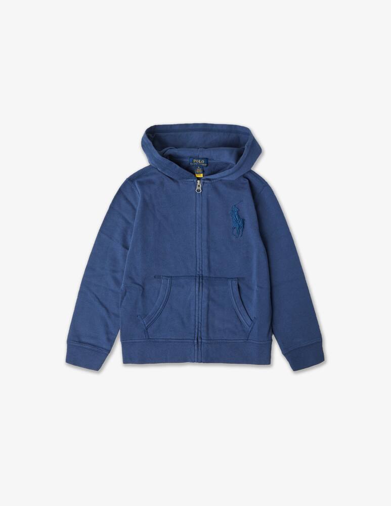rinascente Polo Ralph Lauren Felpa con cappuccio full zip - azzurro