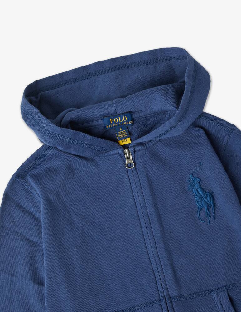 rinascente Polo Ralph Lauren Felpa con cappuccio full zip - azzurro