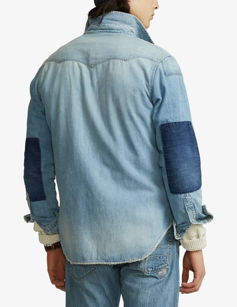 rinascente Polo Ralph Lauren Western patches denim shirt - Blue