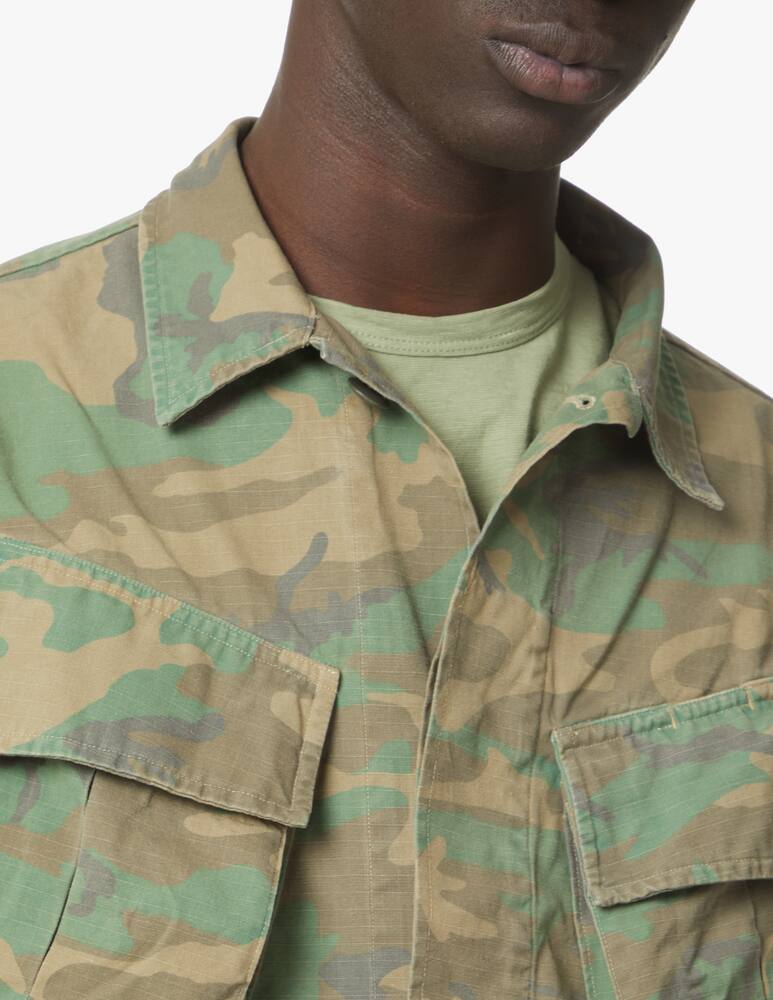 rinascente Polo Ralph Lauren Camo overshirt jacket - olive