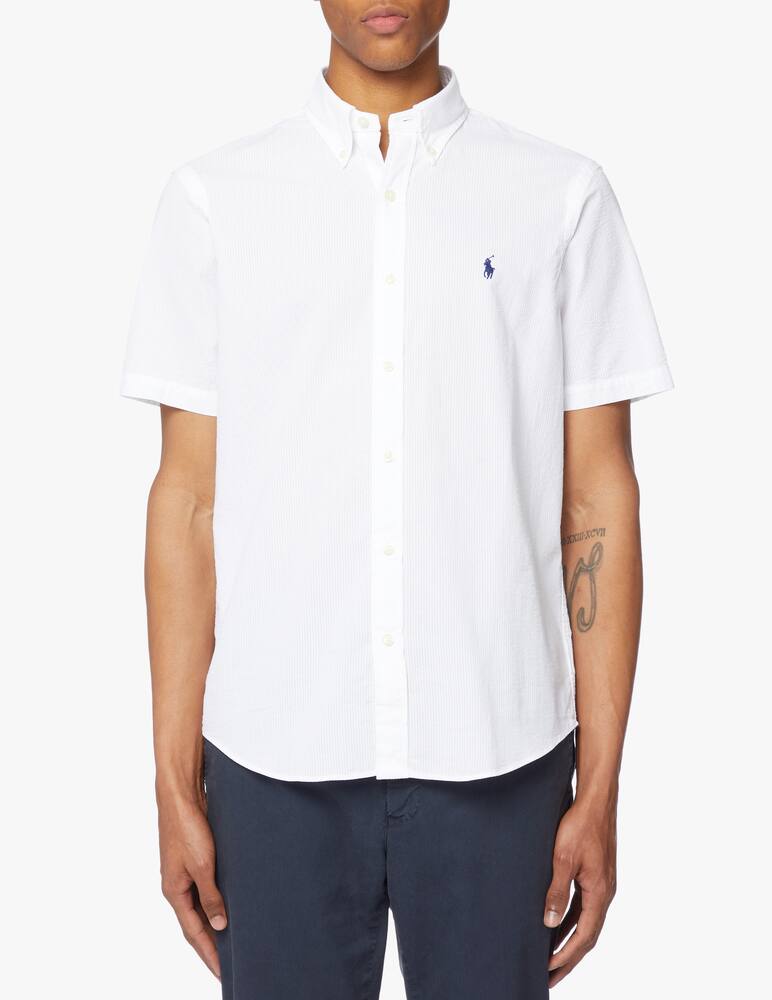 Polo Ralph Lauren Camicia manica corta seersucker - bianco - immagine 1 Polo Ralph Lauren Camicia manica corta seersucker - bianco - immagine 1
