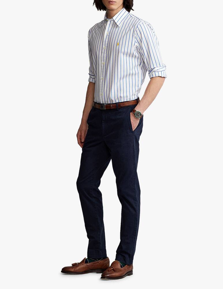 rinascente Polo Ralph Lauren Camicia custom fit a righe - blu