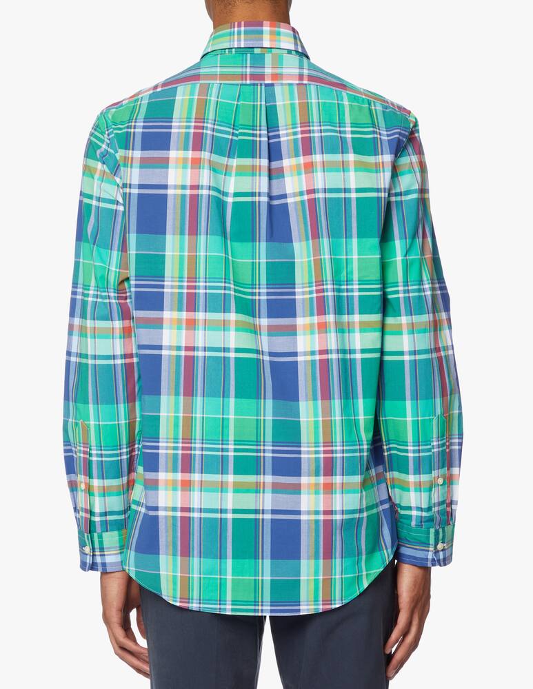 rinascente Polo Ralph Lauren Madras custom fit shirt - green