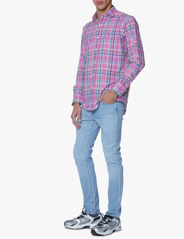 rinascente Polo Ralph Lauren Madras custom fit shirt - pink
