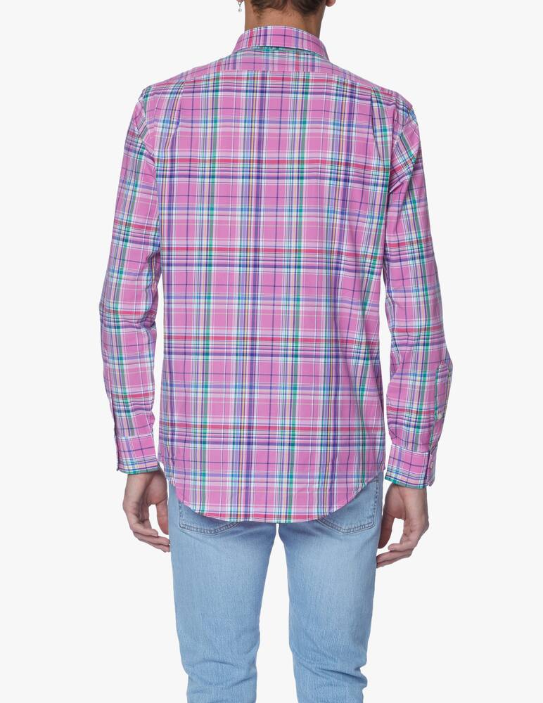rinascente Polo Ralph Lauren Madras custom fit shirt - pink