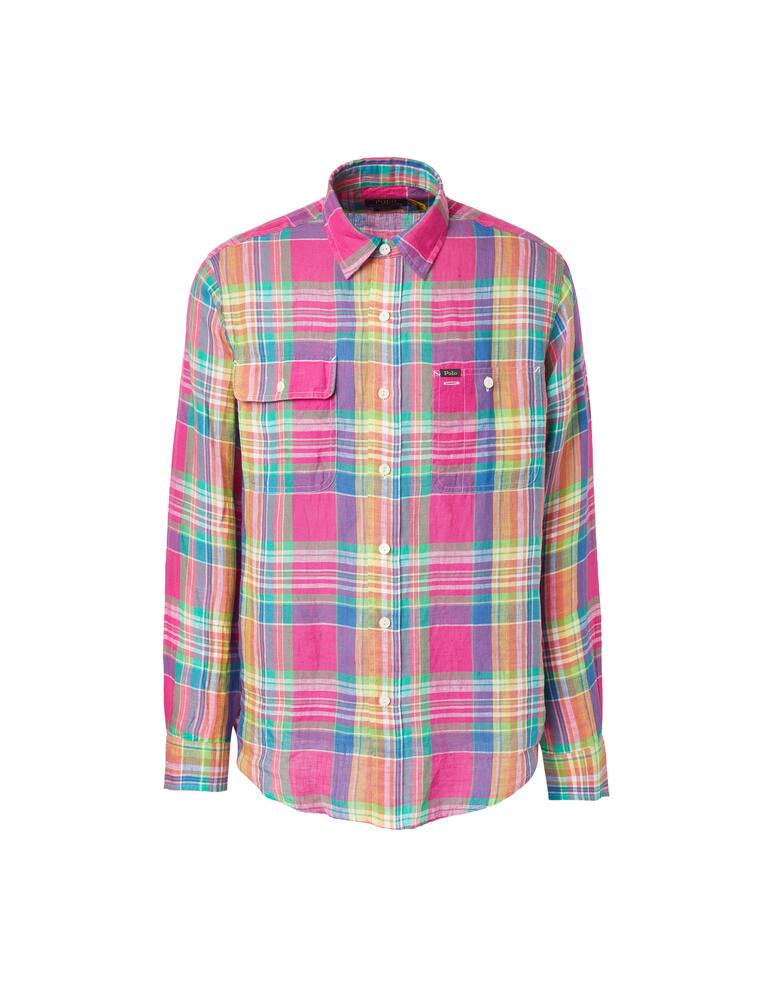 rinascente Polo Ralph Lauren Camicia lino custom scozzesi - multicolor