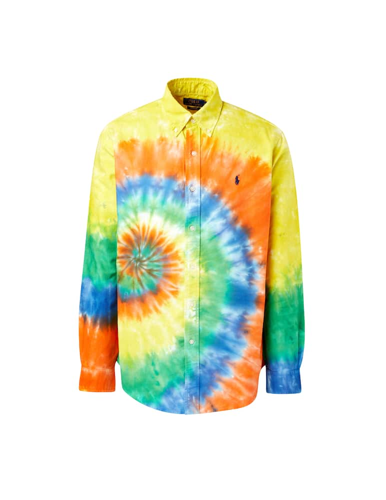 rinascente Polo Ralph Lauren Camicia custom fit tie dye - verde