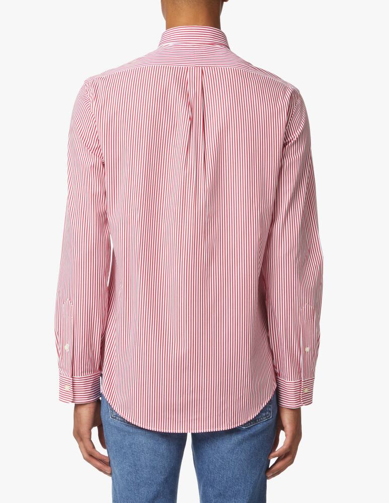 rinascente Polo Ralph Lauren Camicia slim fit botton down a righe - rosso