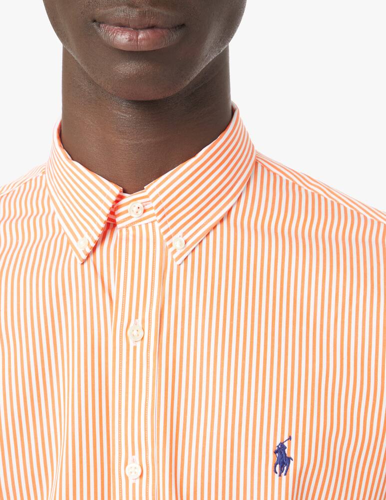 rinascente Polo Ralph Lauren Camicia slim fit botton down a righe - arancione