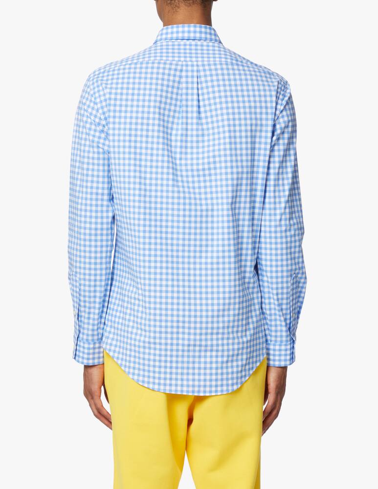 rinascente Polo Ralph Lauren Camicia slim fit botton down vichy - blu