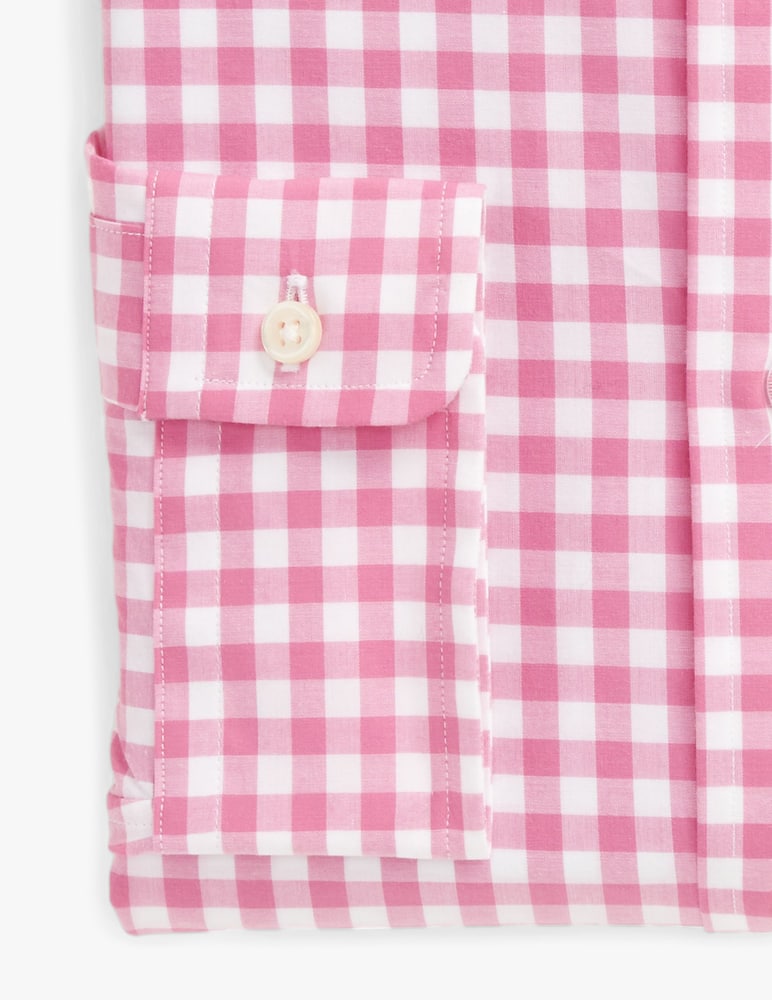 rinascente Polo Ralph Lauren Vichy slim fit shirt - pink