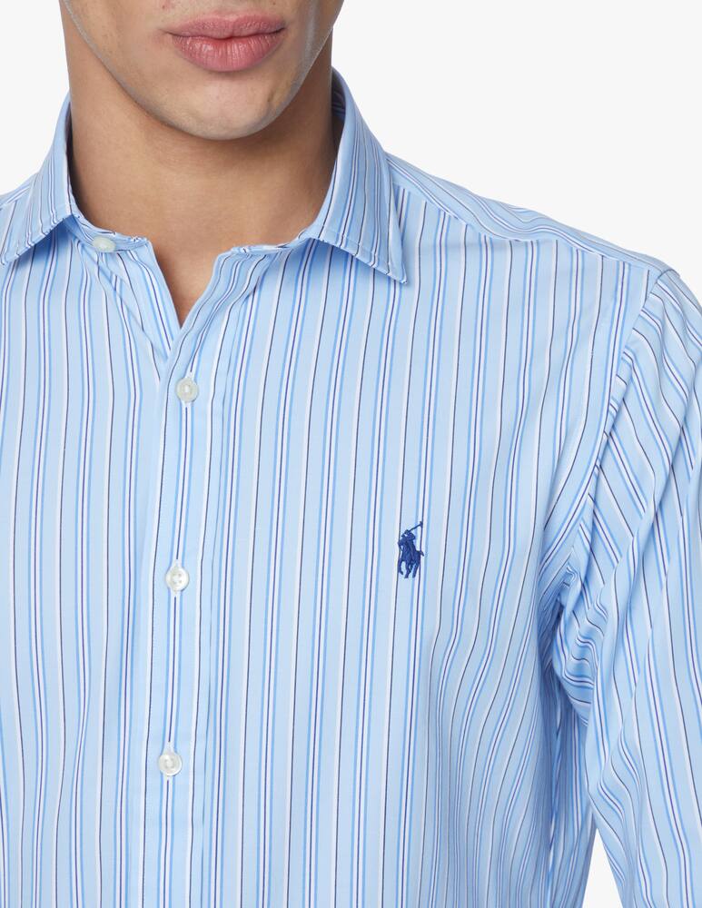 rinascente Polo Ralph Lauren Striped multi slim fit shirt - blue
