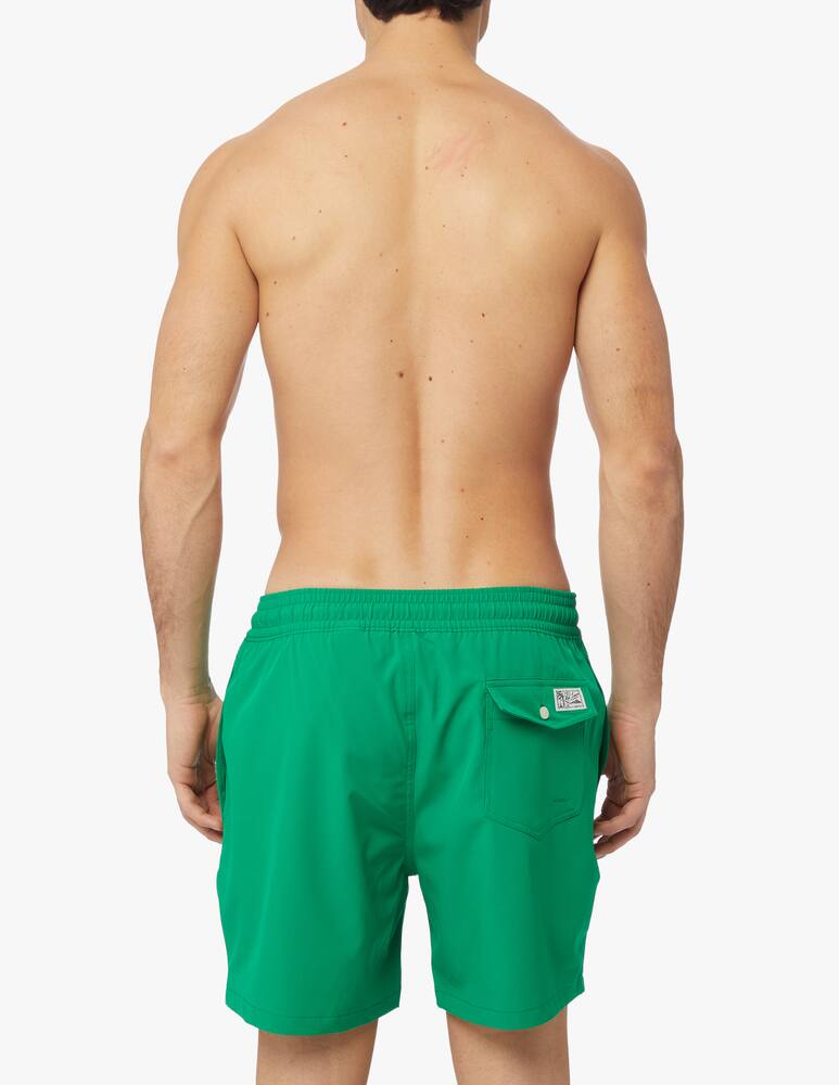 rinascente Polo Ralph Lauren Bear traveler swimshort - green