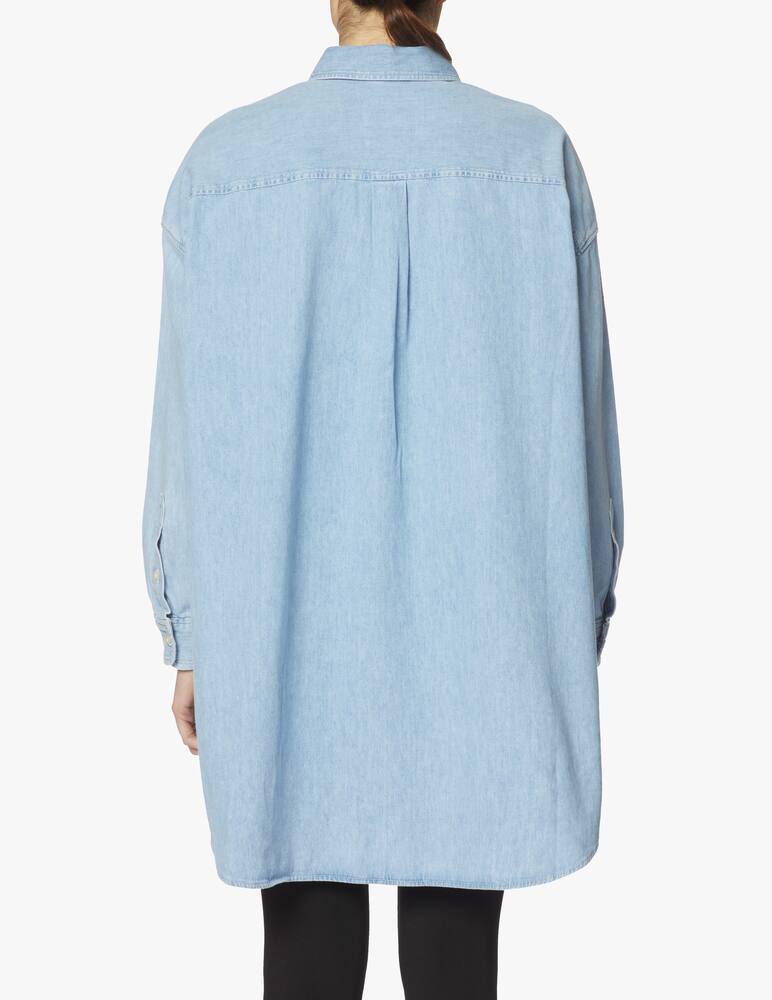 rinascente Polo Ralph Lauren Oversized chambray shirt - light blue