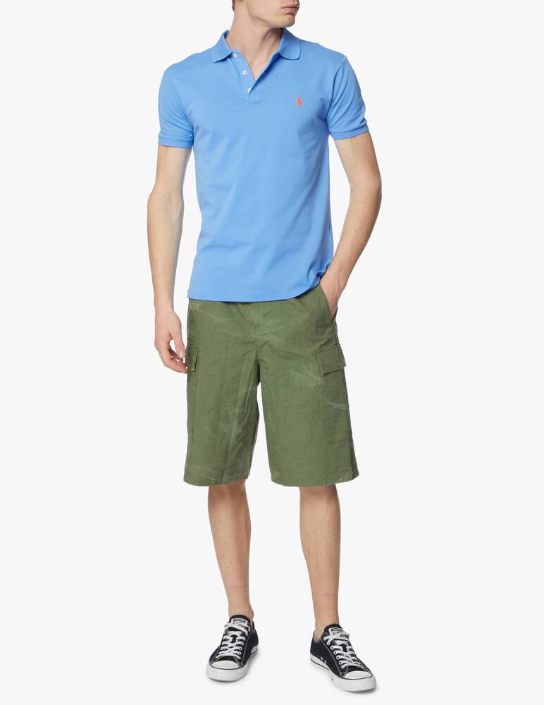 rinascente Polo Ralph Lauren Stretch slim fit poloshirt - blue