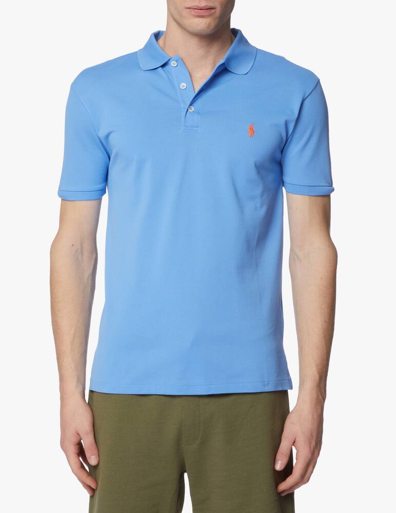Polo Ralph Lauren Polo stretch slim fit - blu - immagine 1 Polo Ralph Lauren Polo stretch slim fit - blu - immagine 1