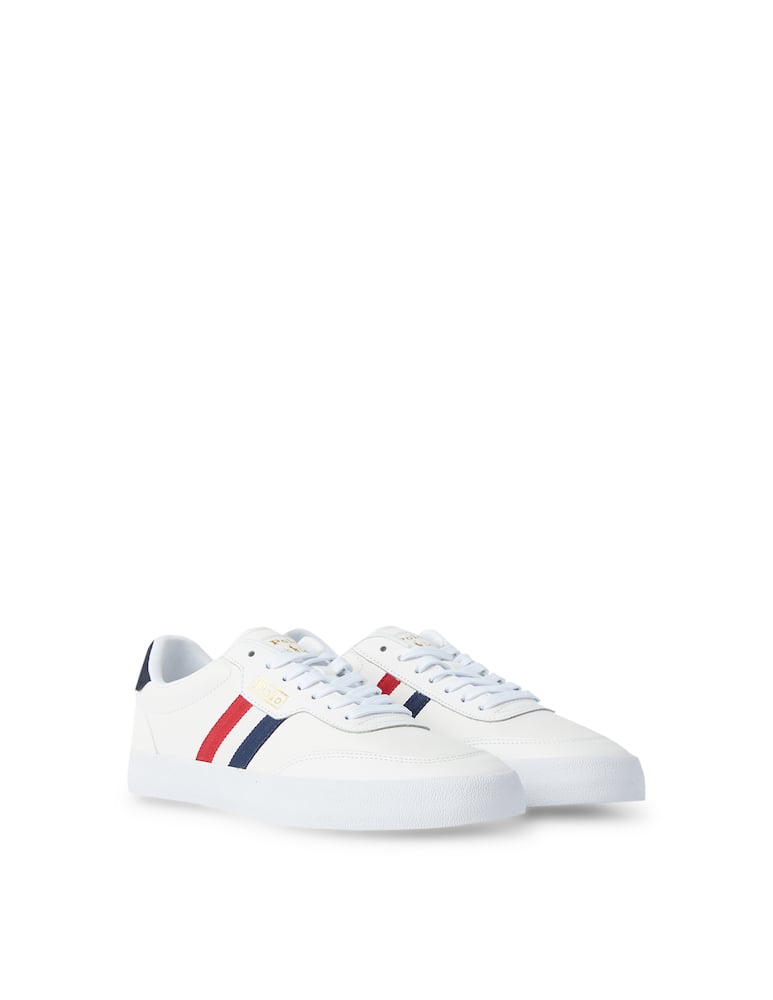 rinascente Polo Ralph Lauren Court vulc leather sneakers - multi