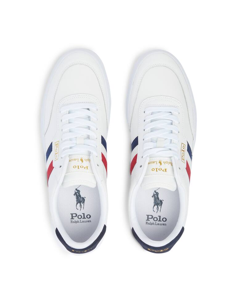 rinascente Polo Ralph Lauren Court vulc leather sneakers - multi