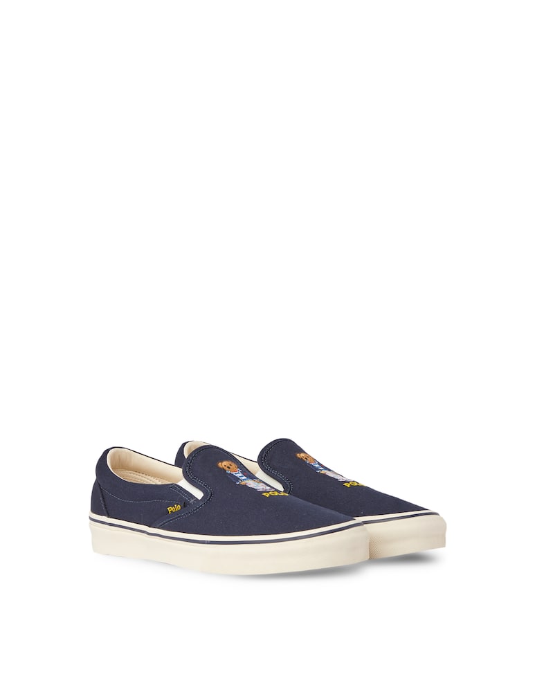 rinascente Polo Ralph Lauren Scarpa slip on bear - blu