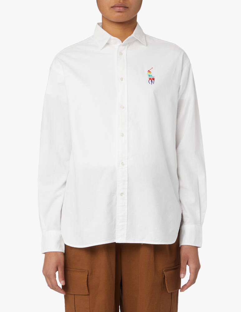 Polo Ralph Lauren Cotton long sleeve blouse - white - picture 1 Polo Ralph Lauren Cotton long sleeve blouse - white - picture 1