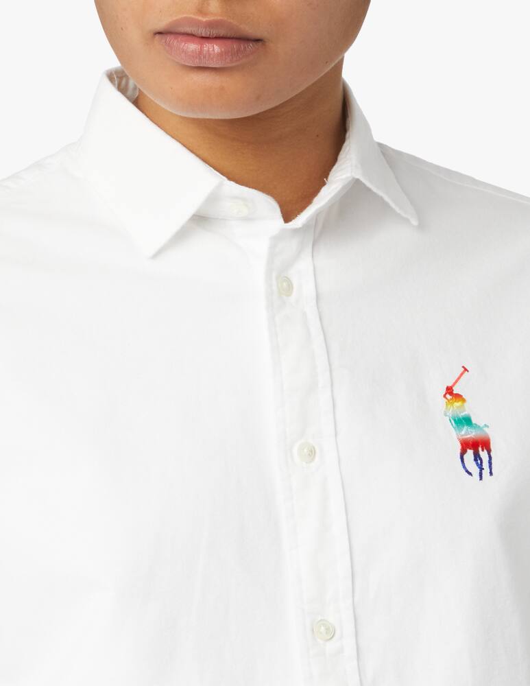 Polo Ralph Lauren Cotton long sleeve blouse - white - picture 4 Polo Ralph Lauren Cotton long sleeve blouse - white - picture 4