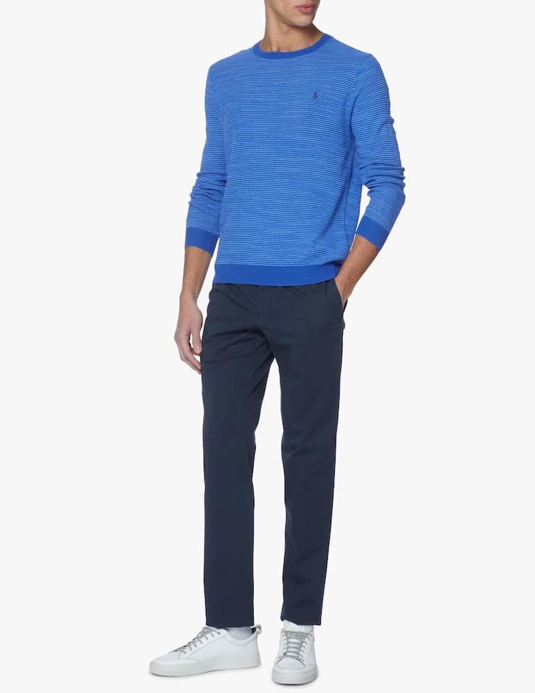 rinascente Polo Ralph Lauren Maglione girocollo degrade in lino - blu