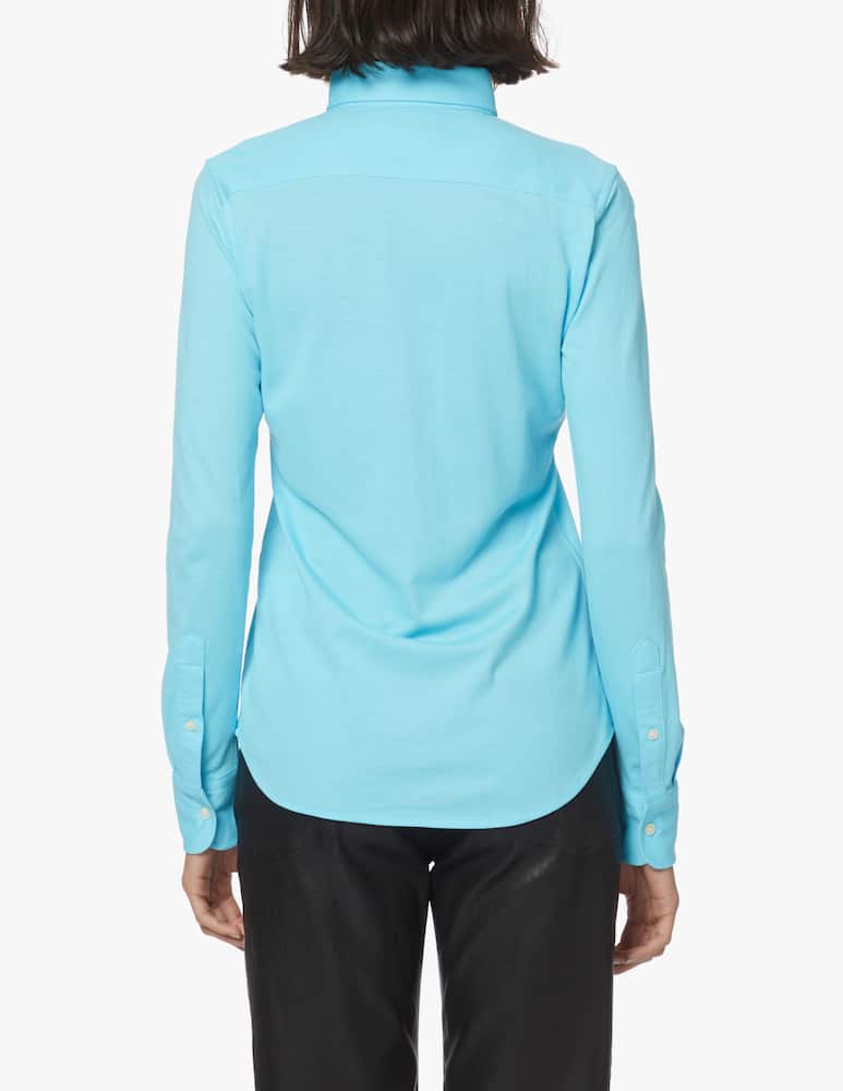 rinascente Polo Ralph Lauren Camicia a manica lunga skinny Heidi - azzurro