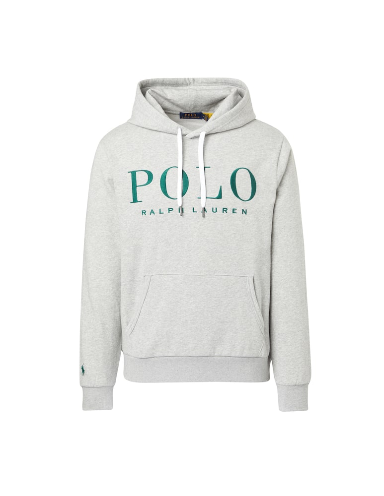 rinascente Polo Ralph Lauren Logo polo hoodie - grey