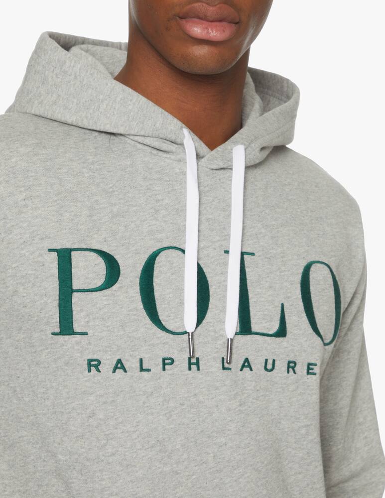 rinascente Polo Ralph Lauren Logo polo hoodie - grey