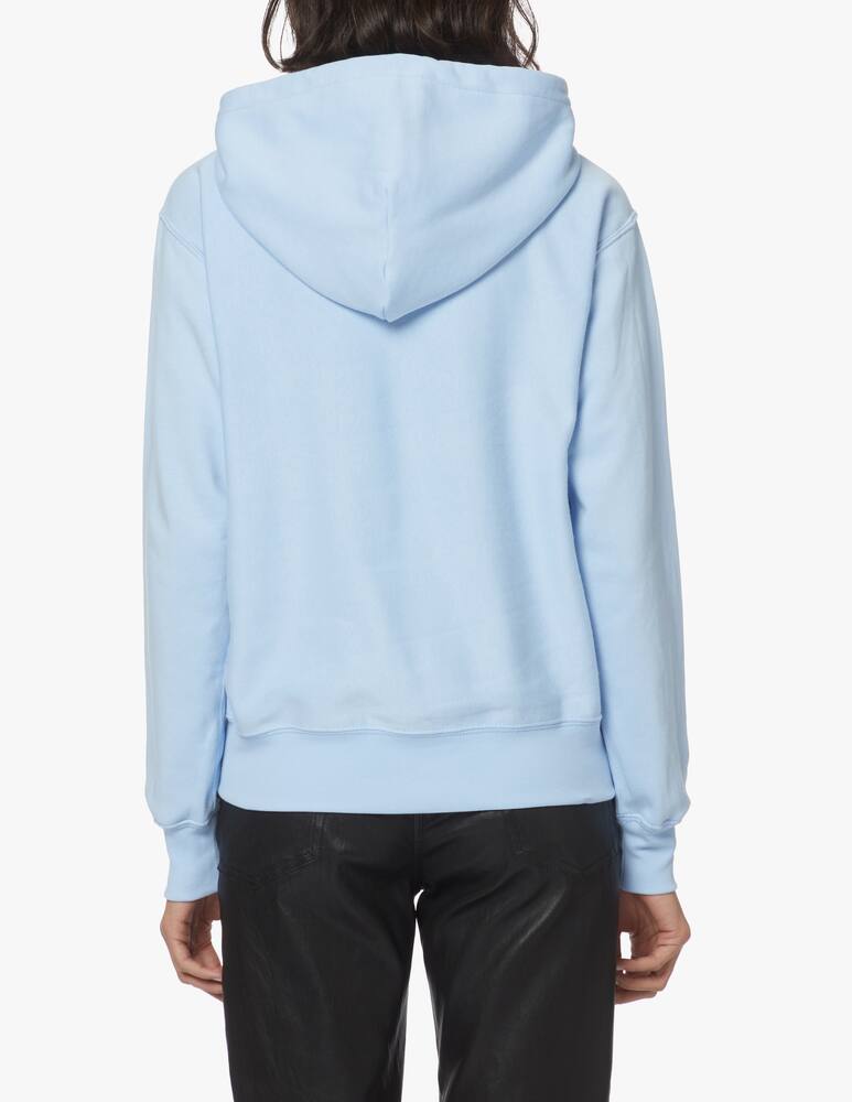 rinascente Polo Ralph Lauren Felpa in misto cotone a manica lunga con zip - azzurro